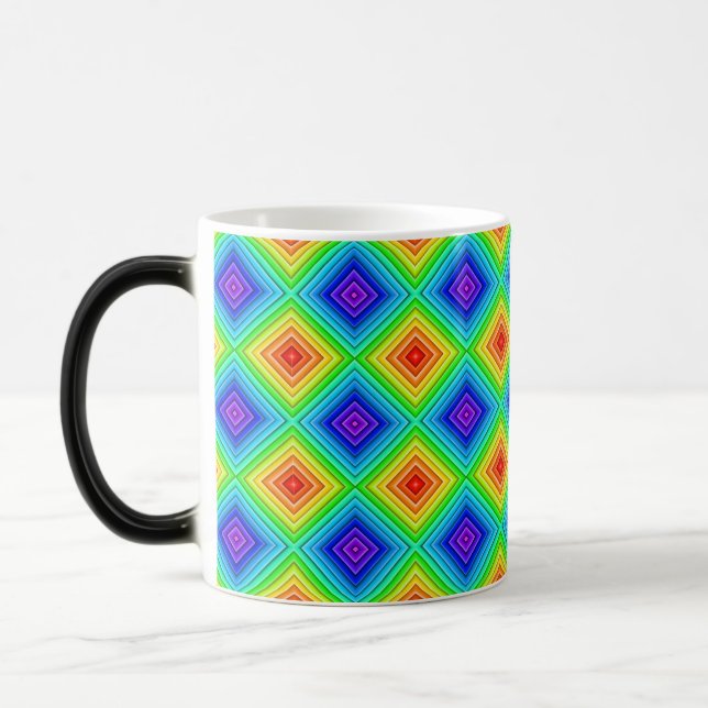 Geometric Topography - Morphing Mug Magisk Mugg (Vänster)