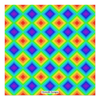 Geometric Topography (pattern) - Photo Print Fototryck
