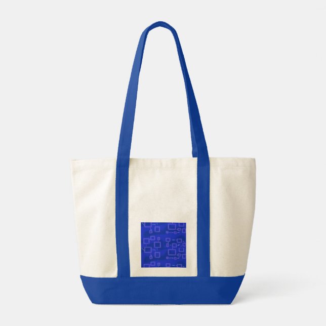 Geometric Tote Bag Tygkasse (Baksida)
