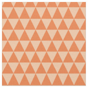 Geometric Triangle Mönster Autumn Hues Tyg