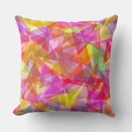 Geometric Triangle Mosaic Decor Pillow Kudde
