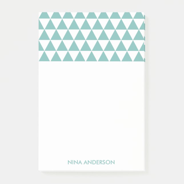 Geometric Triangles Post it Notes Post-it Block (Framsida)