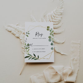 Geometric Tropical Grönt Löv Spansk OSA Kort