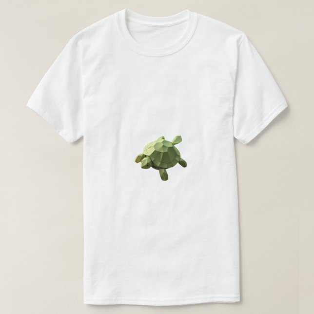 Geometric Turtle T-shirt (Design framsida)