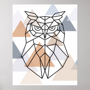 Geometric Uggla Design Poster