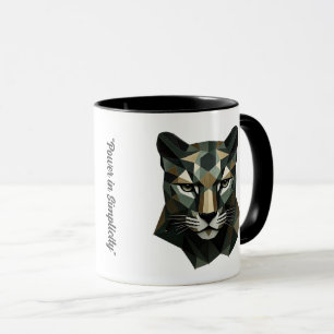’Geometric Vild Elegance’ Mugg