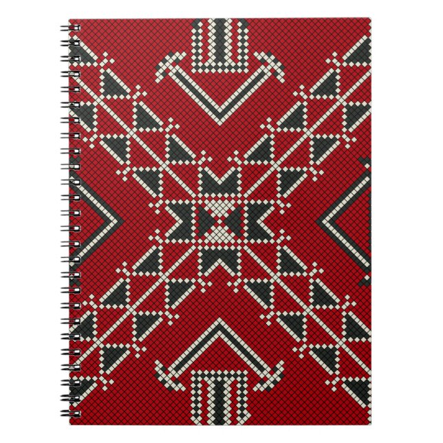 Geometric vintage mode Söt-trendig klassisk Anteckningsbok (Framsidan)