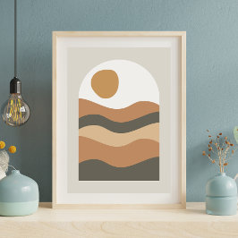 Geometric Wall Art Poster