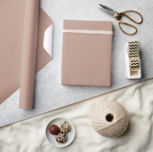 Geometric Warm Neutralts Brown Polka dots Presentpapper