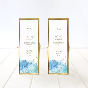 Geometric Watercolor Mr. Photobooth Place Card