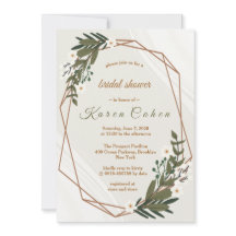 Geometric White Flowers Greenery Möhippa