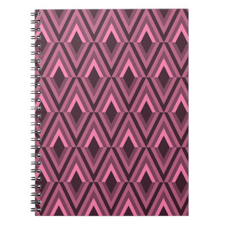 Geometric Zig Zag Ethnic Seamless Anteckningsbok