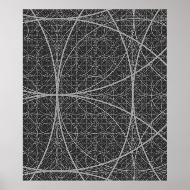Geometricirklar i helig blomma ur livet poster (Framsidan)