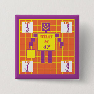 Geometrics-Button-Square-Age 4 Knapp
