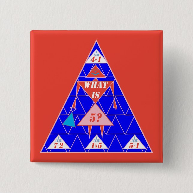 Geometrics-Button-Triangle-Age 5 Knapp (Framsida)