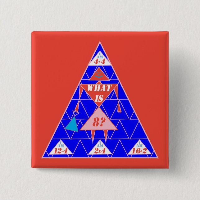 Geometrics-Button-Triangle-Age 8 Knapp (Framsida)