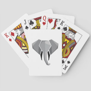 Geometrics Elephant Head Casinokort