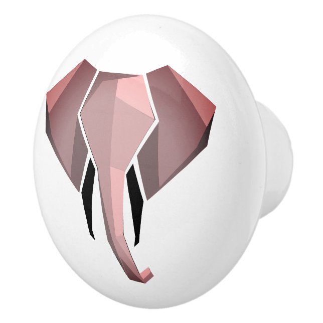 Geometrics Elephant Head Knopp (Höger)