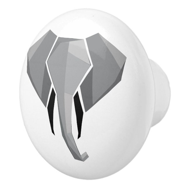Geometrics Elephant Head Knopp (Höger)