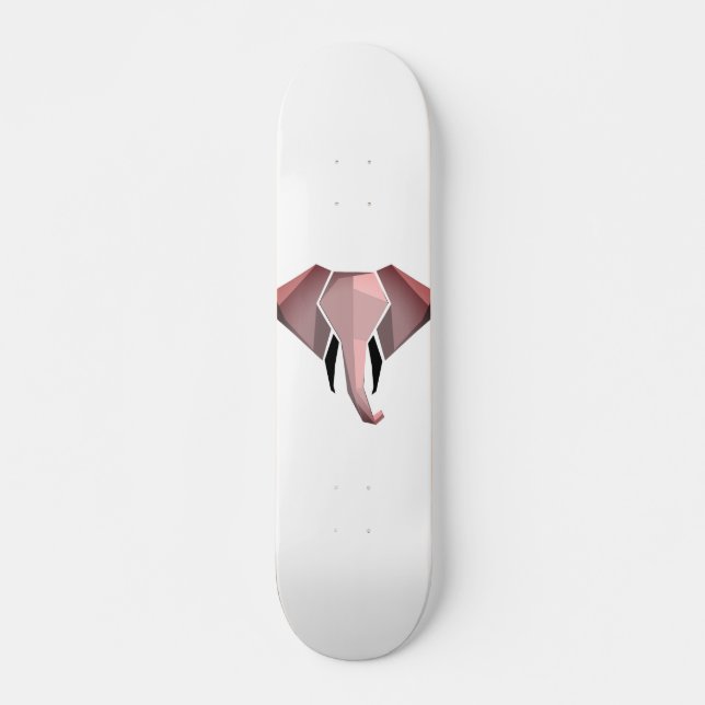 Geometrics Elephant Head Mini Skateboard Bräda 18,5 Cm (Framsida)