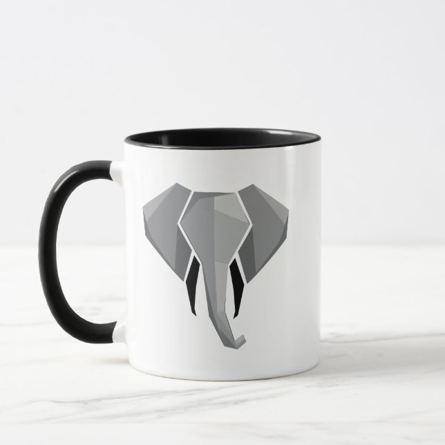 Geometrics Elephant Head Mugg (Vänster)