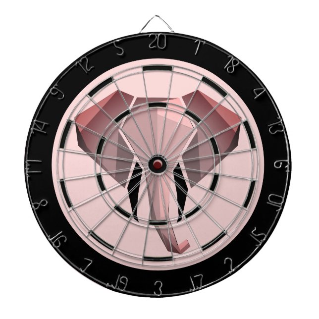 Geometrics Elephant Head Regulation Darttavla (Framsidan)