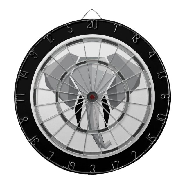 Geometrics Elephant Head Regulation Darttavla (Framsidan)