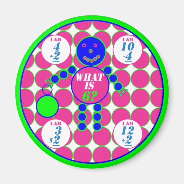 Geometrics-Magnet-Circle-Age 6 Magnet (Framsidan)