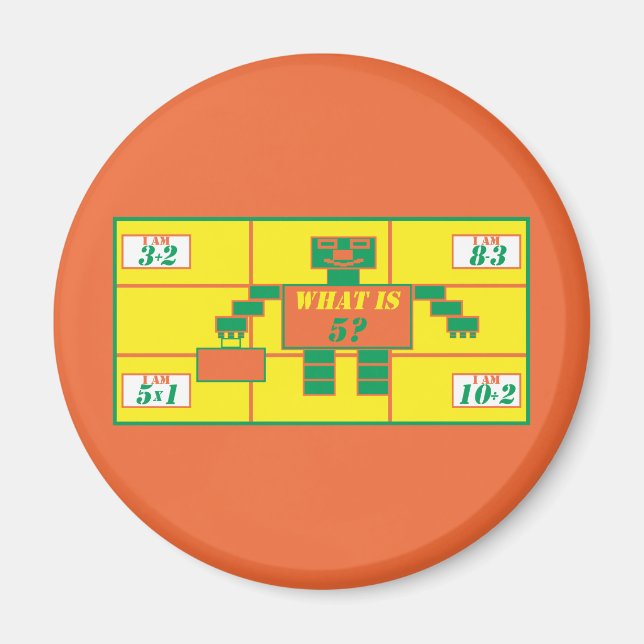 Geometrics-Magnet-Rectangle Age 5 Magnet (Framsidan)