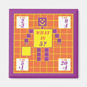 Geometrics-Magnet-Square-Age 5 Magnet