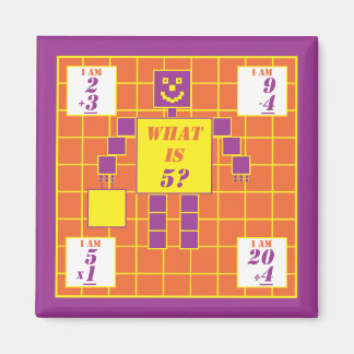 Geometrics-Magnet-Square-Age 5 Magnet