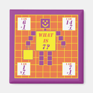 Geometrics-Magnet-Square-Age 7 Magnet