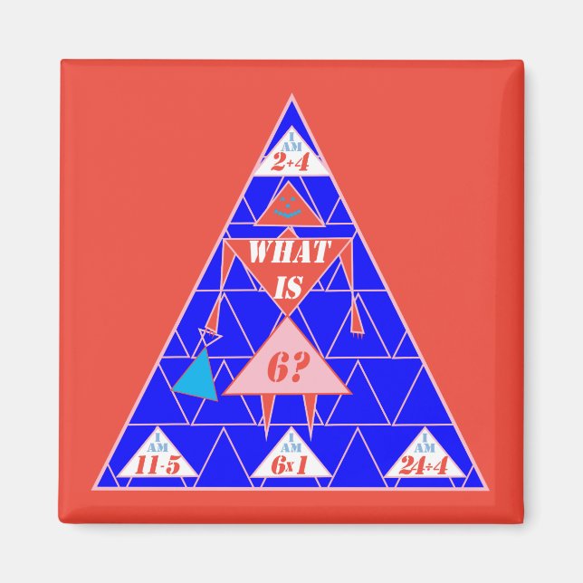 Geometrics-Magnet-Triangle-Age 6 Magnet (Framsidan)