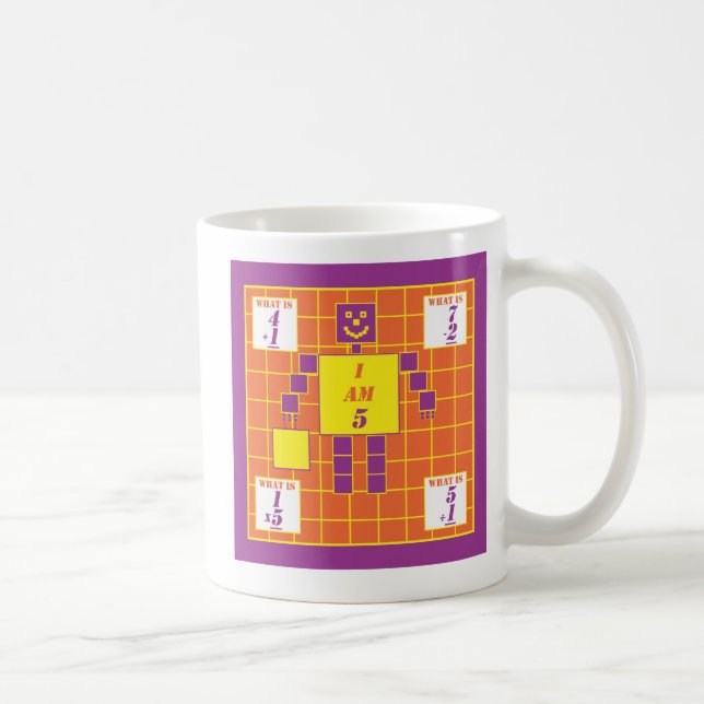 Geometrics-Mugg-Square-Age 5 Kaffemugg (Höger)