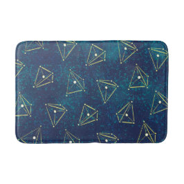 Geometriekonstellationer för Starry Himlar Space Badrumsmatta