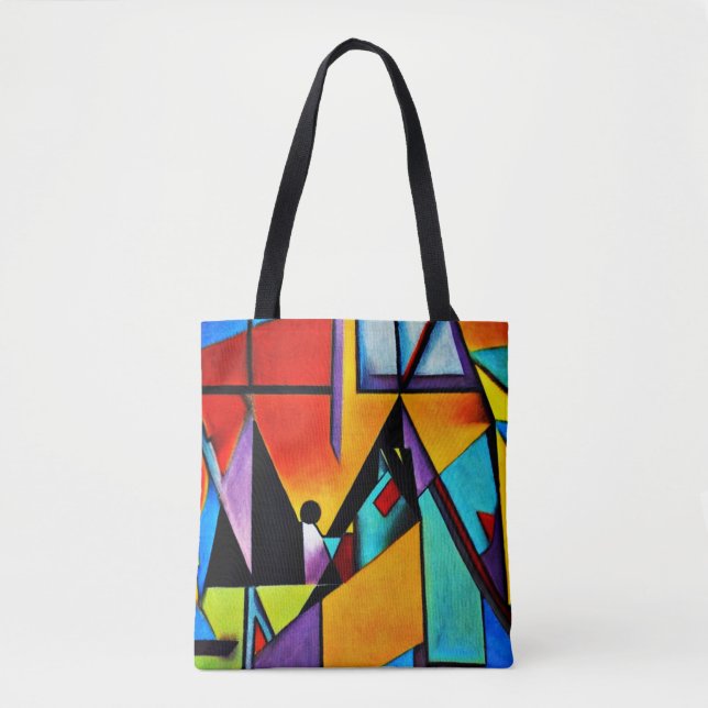 Geometrika 119 tygkasse (Framsida)