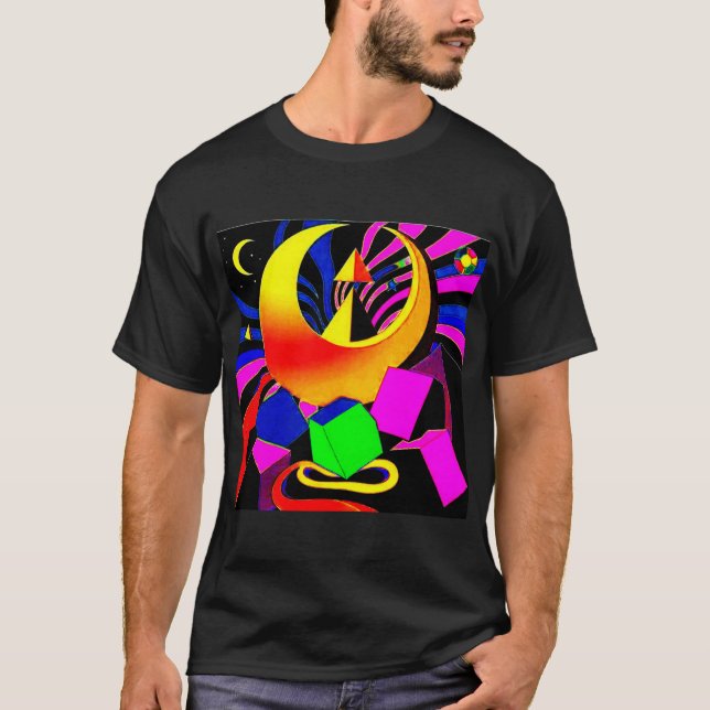 Geometrika Psychedelika 1 T Shirt (Framsida)
