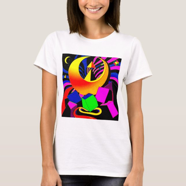 Geometrika Psychedelika 1 T Shirt (Framsida)