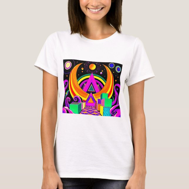 Geometrika Psychedelika 3 T Shirt (Framsida)