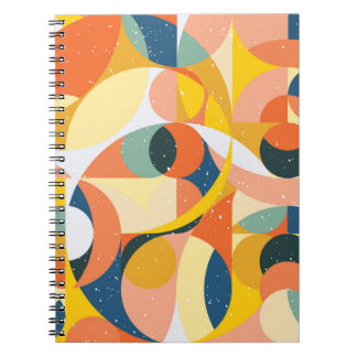 Geometriminimalistisk teckning mönster med enkel  anteckningsbok