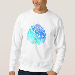 Geometrimoln Lång Ärmad Tröja