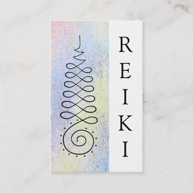 GeometriReiki för *~* styr den sakrala praktiker Visitkort (Framsida)