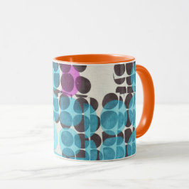 geometrisches  dots muster  mugg