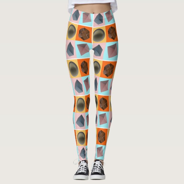 Geometrisches Gleichgewicht -  Leggings (Framsida)