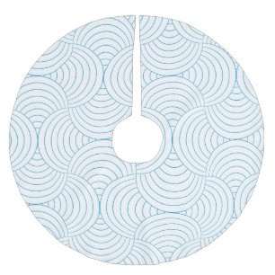 geometrisk #2 julgransmatta borstad polyester