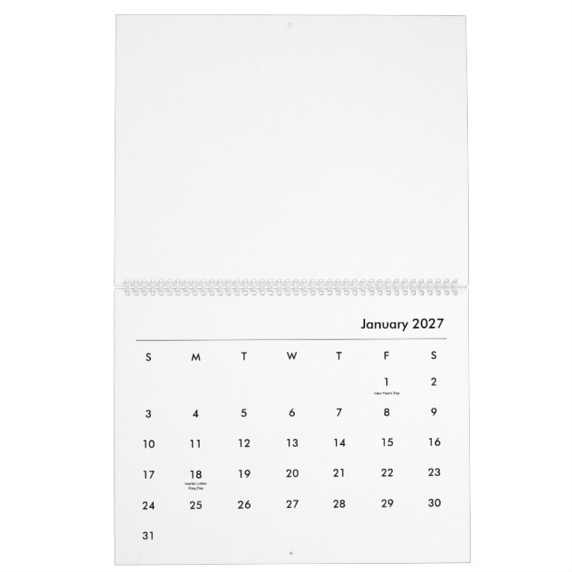 geometrisk #2 kalender (Jan 2027)