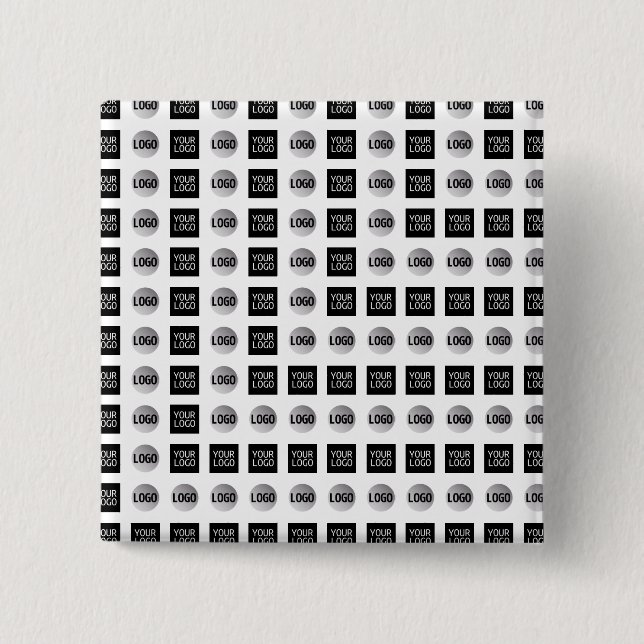 Geometrisk 2 logotyp mönsterdesign knapp (Framsida)