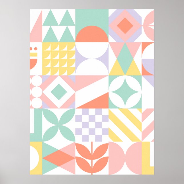 geometrisk #32 poster (Framsidan)