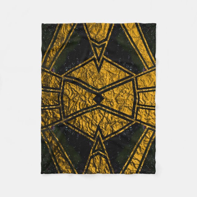Geometrisk #715 fleecefilt (Framsidan)