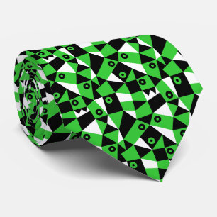 Geometrisk Abstrakt 030919 - Grönten Vår Slips